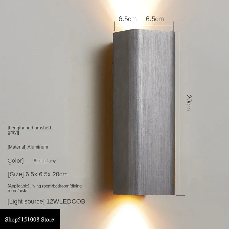 GlowLuxe - Stylish LED wall lamp for bedrooms