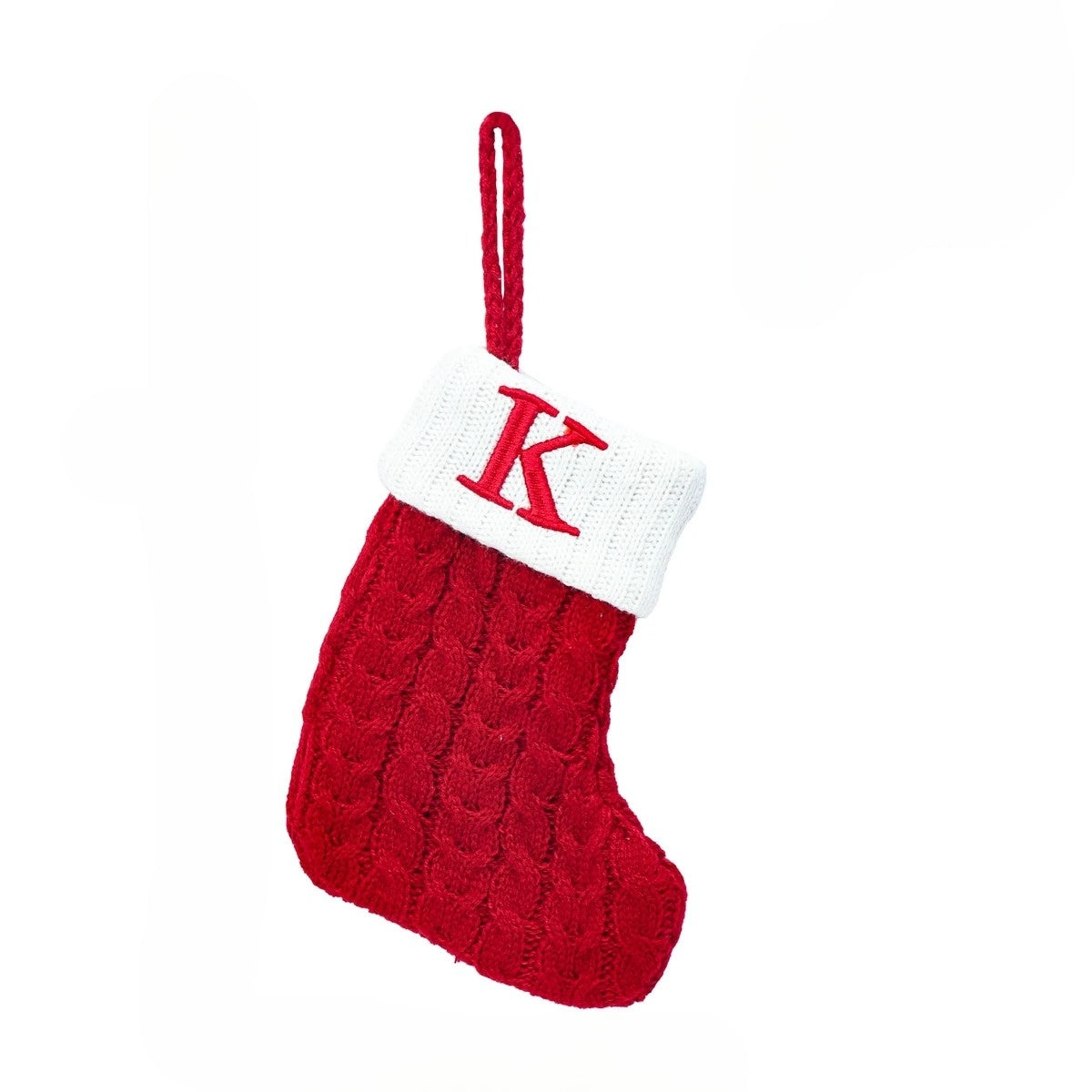 Snowflake Christmas Stockings - Festive Knitted Christmas Decorations