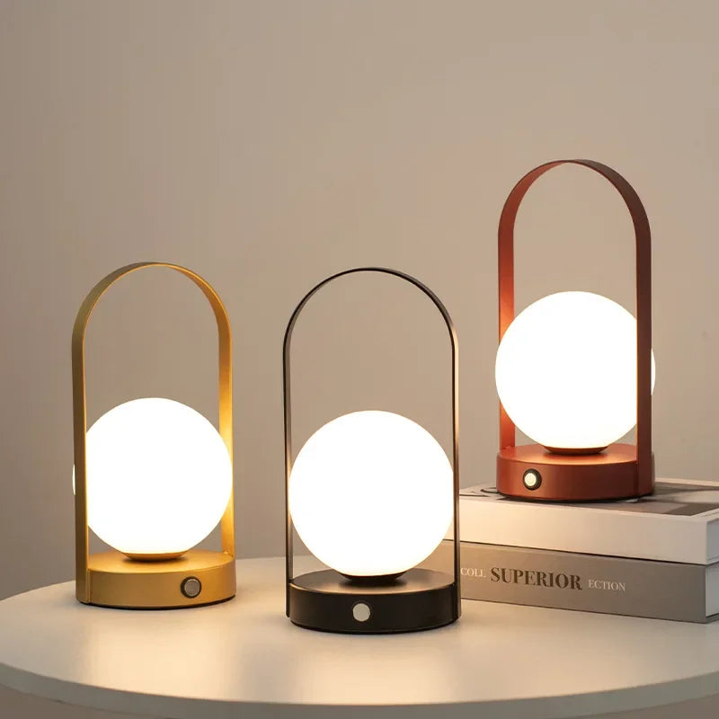 FlexiGlow – Rechargeable LED Table Lamp for Outdoor Use