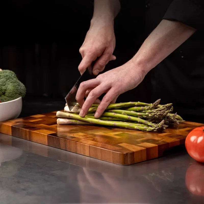 TimberFlow – Luxe Double-Sided Wooden Cutting Board