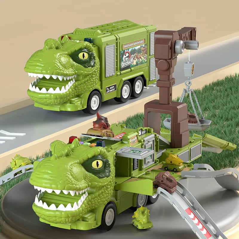 DinoRoar Truck - Foldable Dinosaur Adventure Truck