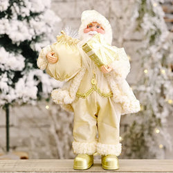 Festlig Santa Plush - Söt Jultomte för Dekoration