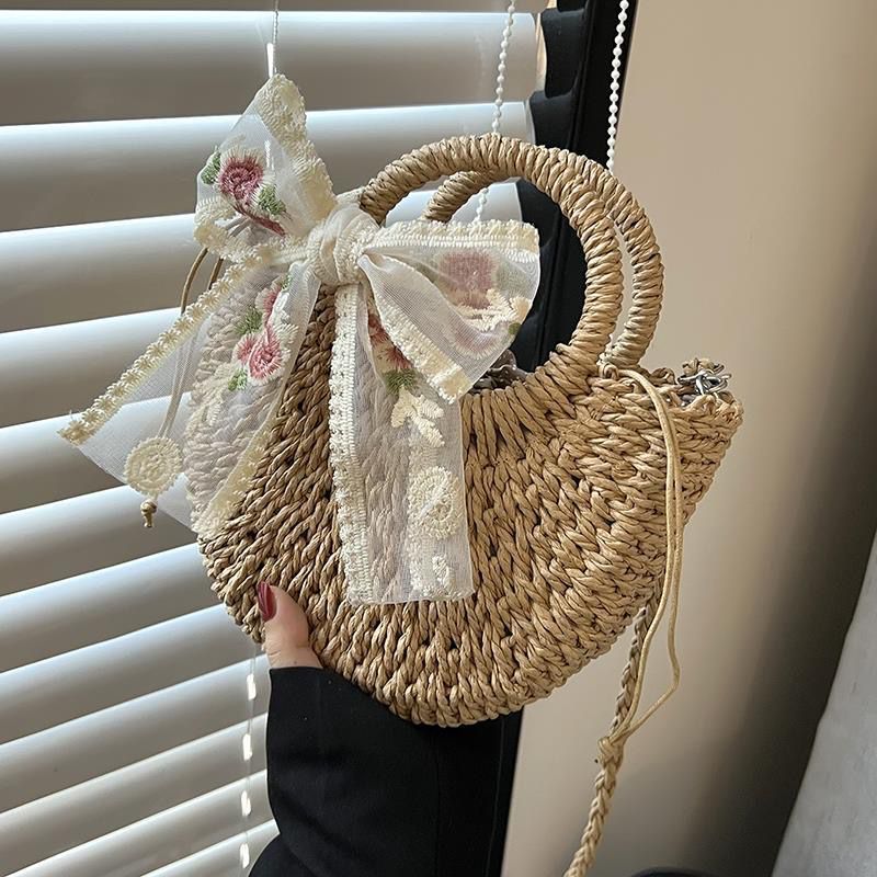 RomyBag – Summer Woven Shoulder Bag for Women