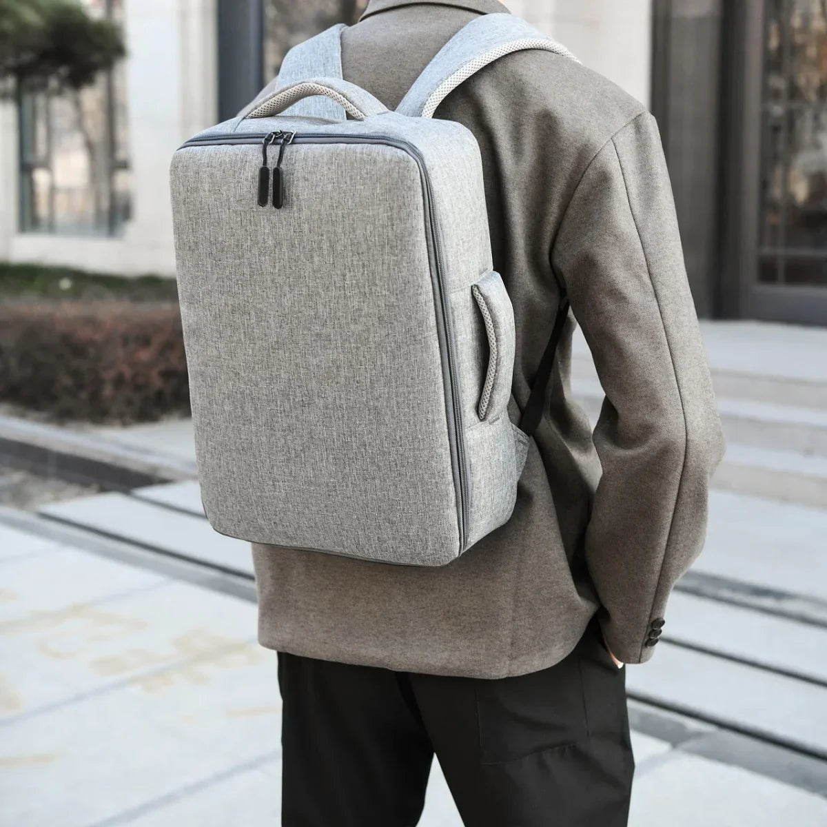 Modern TechSafe Backpack - With practical USB charging function
