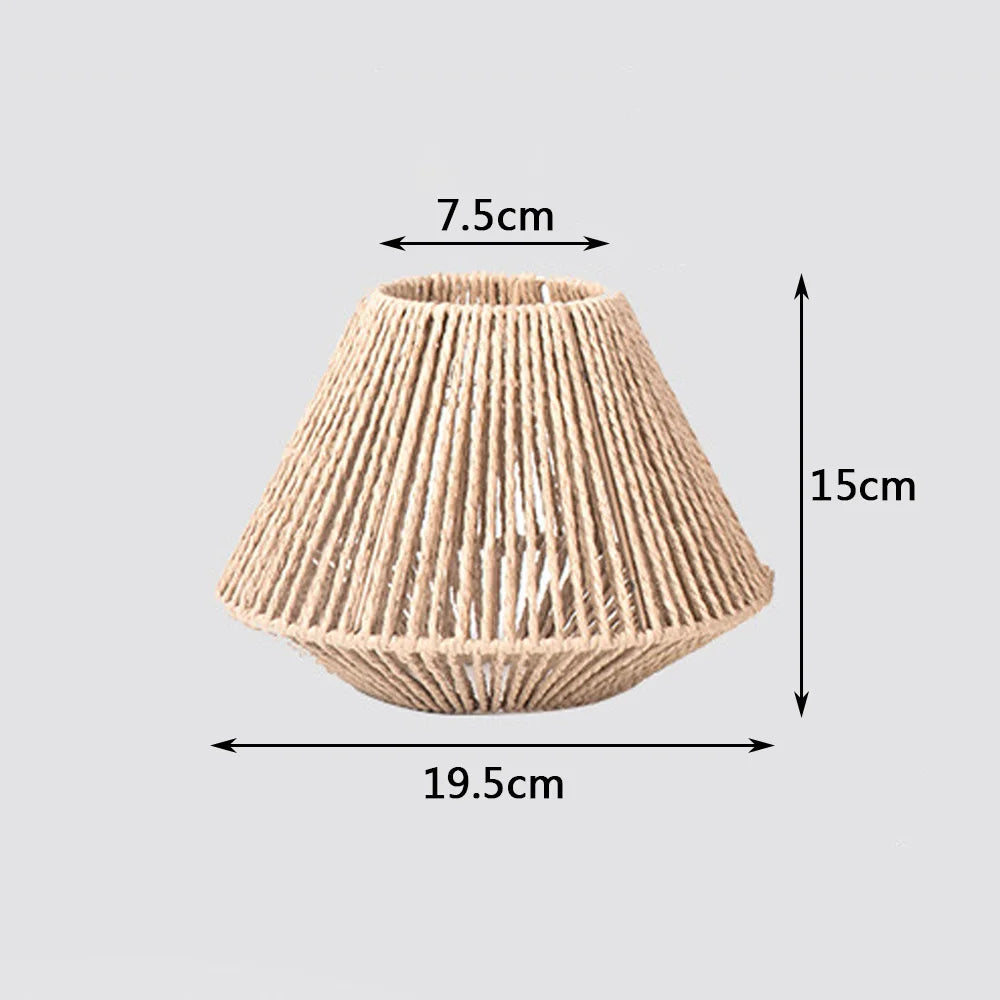 Rattan Ceiling Lamp - Elegant Rattan Ceiling Lamp with Geometric Design for Atmospheric Lighting