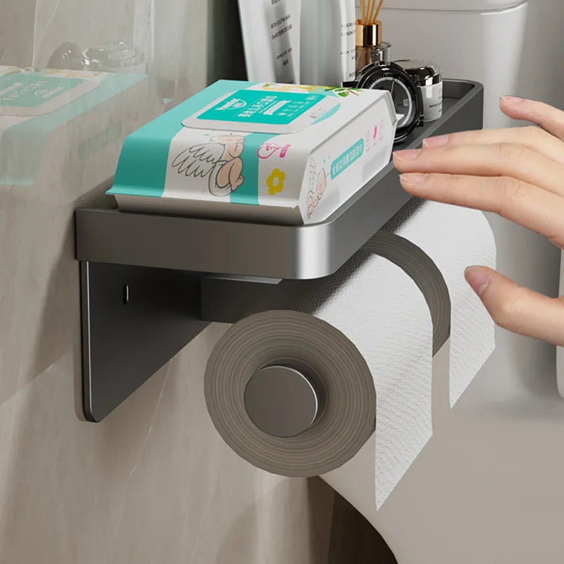 LuxeHold – Stylish Multifunctional Toilet Paper Holder