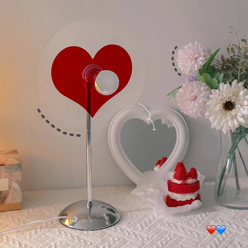 LoveLight – Hjärtfomad LED-lampa för romantisk belysning