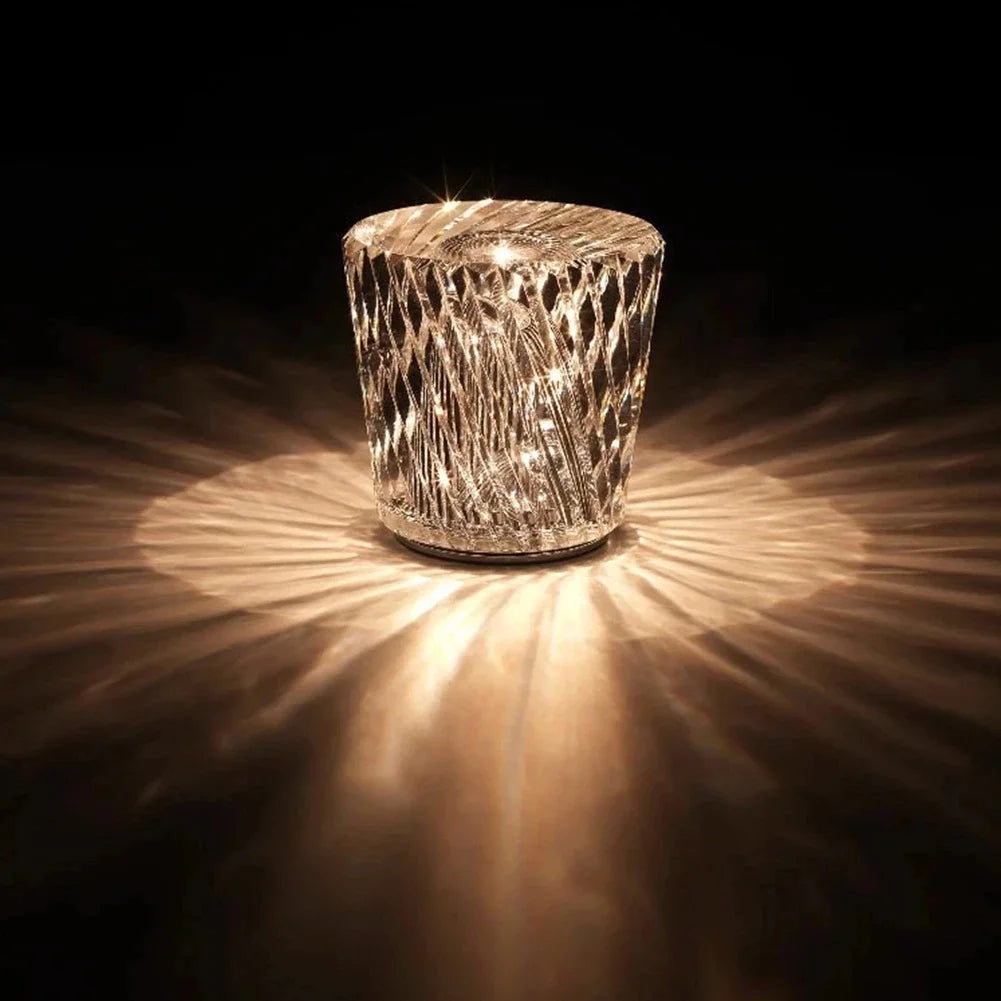 CrystalLuxe – Luxe Table Lamp for Atmospheric Spaces