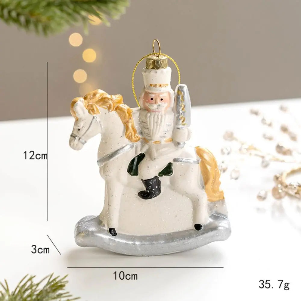 CharmingSnow Christmas Decoration – Enchanting Ceramic Christmas Hanging Decoration