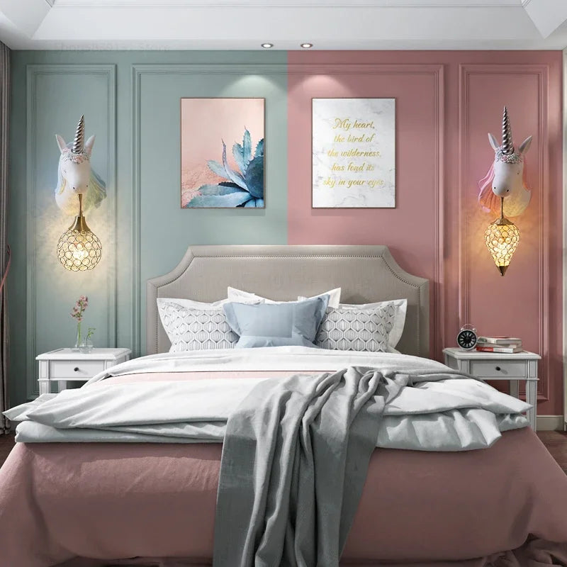 UnicornLicht – Playful Wall Lamp for Children's Rooms