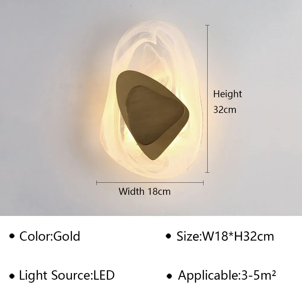 GlowElegance – LED Vägglampa för Sovrum & Vardagsrum