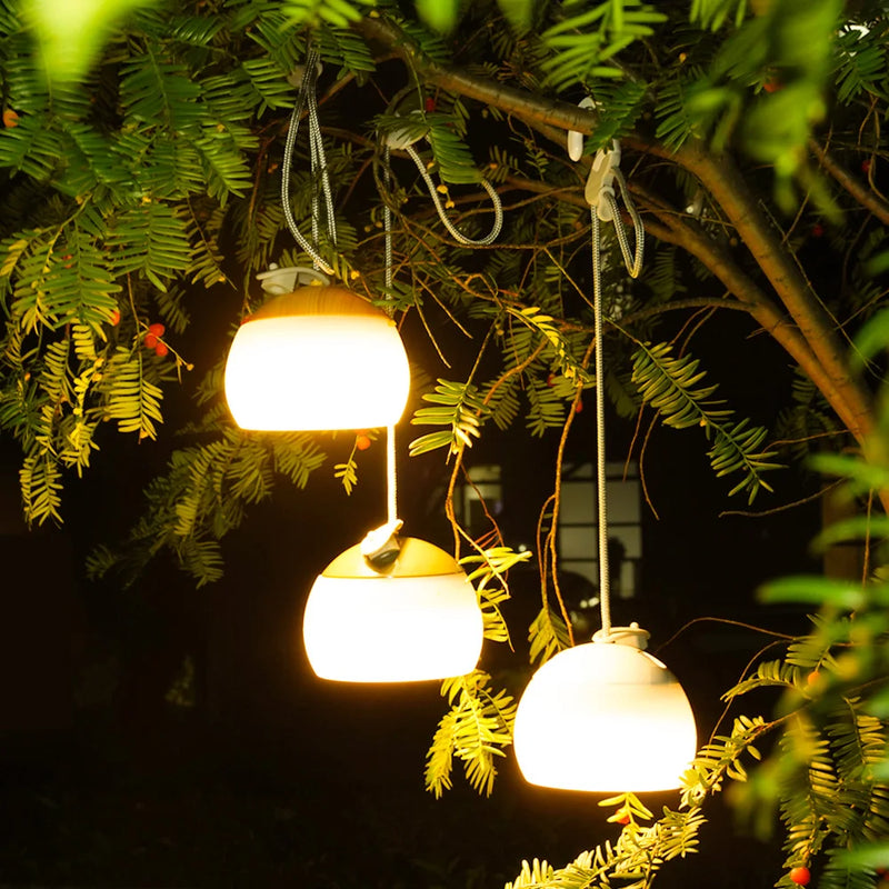CampGlow - Retro Uppladdningsbar Campinglampa med USB