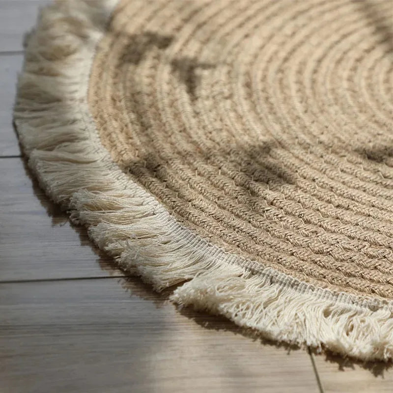 WeaveNest - Luxurious Jute Rug for Interior Design