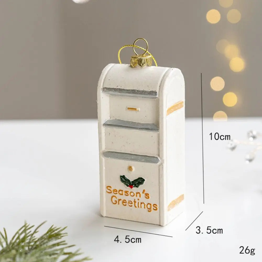 CharmingSnow Christmas Decoration – Enchanting Ceramic Christmas Hanging Decoration