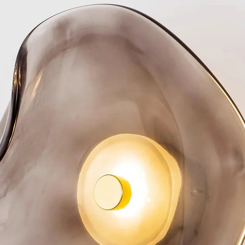 GlasLume - Modern LED Vägglampa för Sovrum