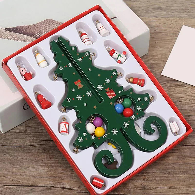 CharmTree Julgran - Handgjord 3D Juldekoration av Trä