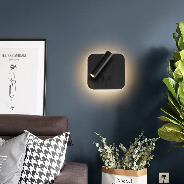 FlexiGlow Ljus – Justerbar LED Vägglampa