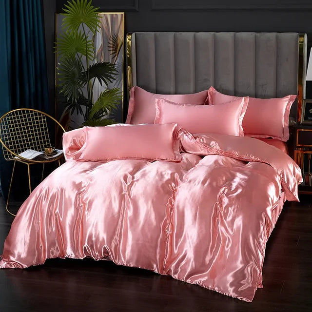 SatinDream Bedding Set - Luxurious Satin Bedding for Dreamy Nights