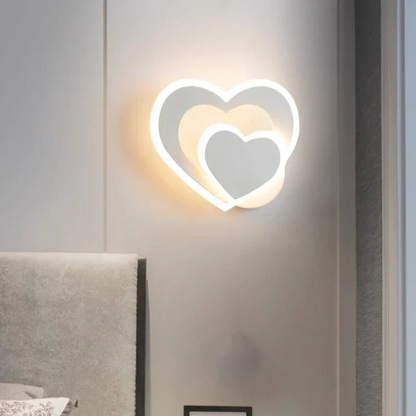 HeartGlow Vägglampa - Modern LED Belysning