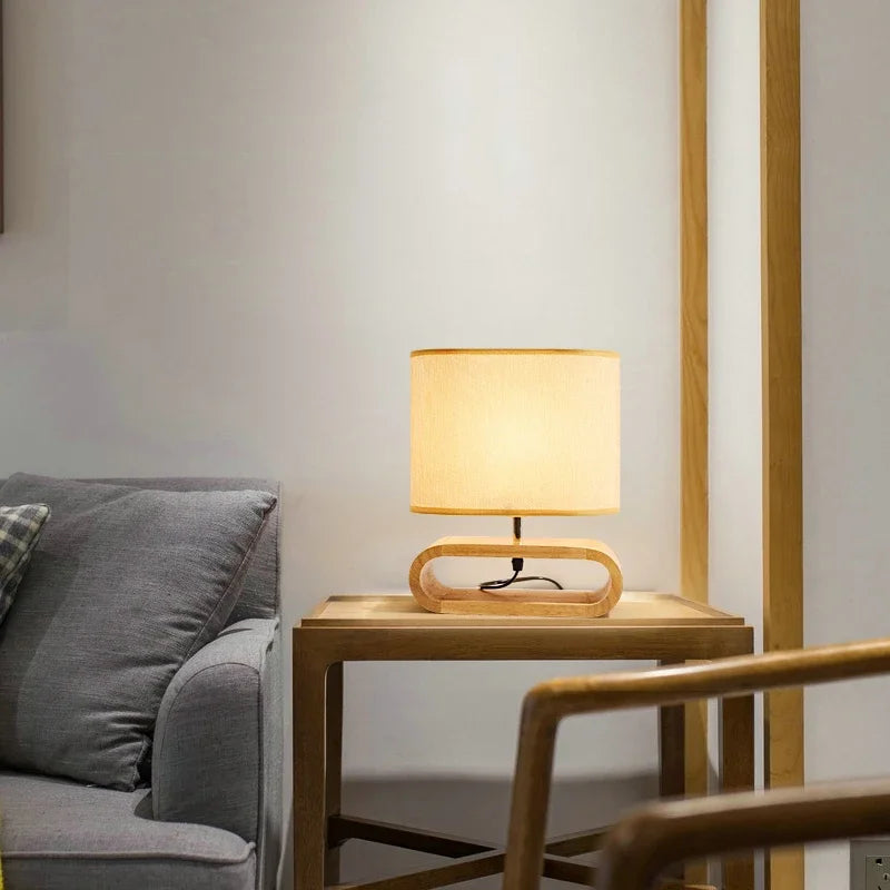 ZenWood – Elegant Japanese Desk Lamp for Atmosphere