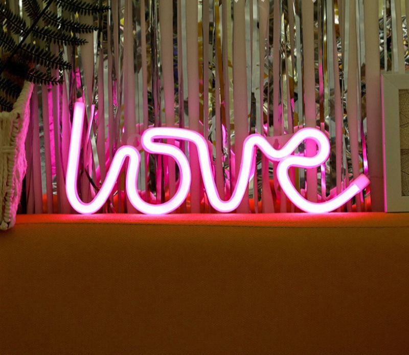 LoveGlow Neon Letters - Romantic Lighting for Your Home