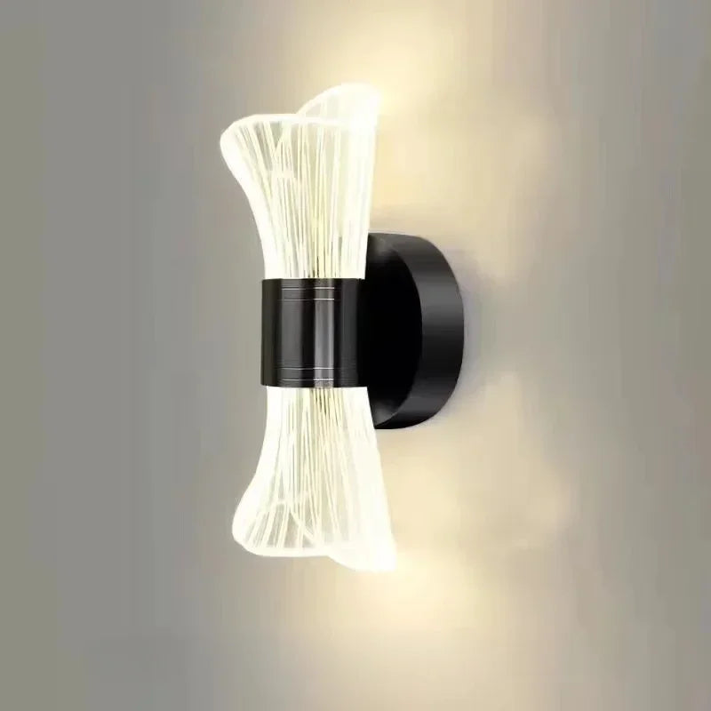 GlowCurve – Elegant LED-vägglampa för Sov- och Vardagsrum