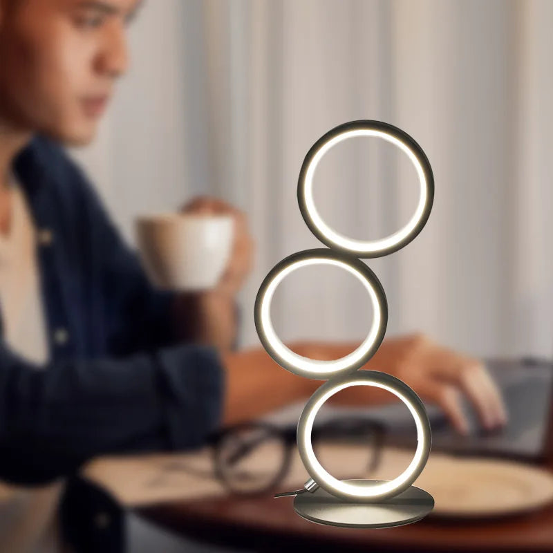 TricolorGlow – Adjustable Reading Lamp with Modern Design