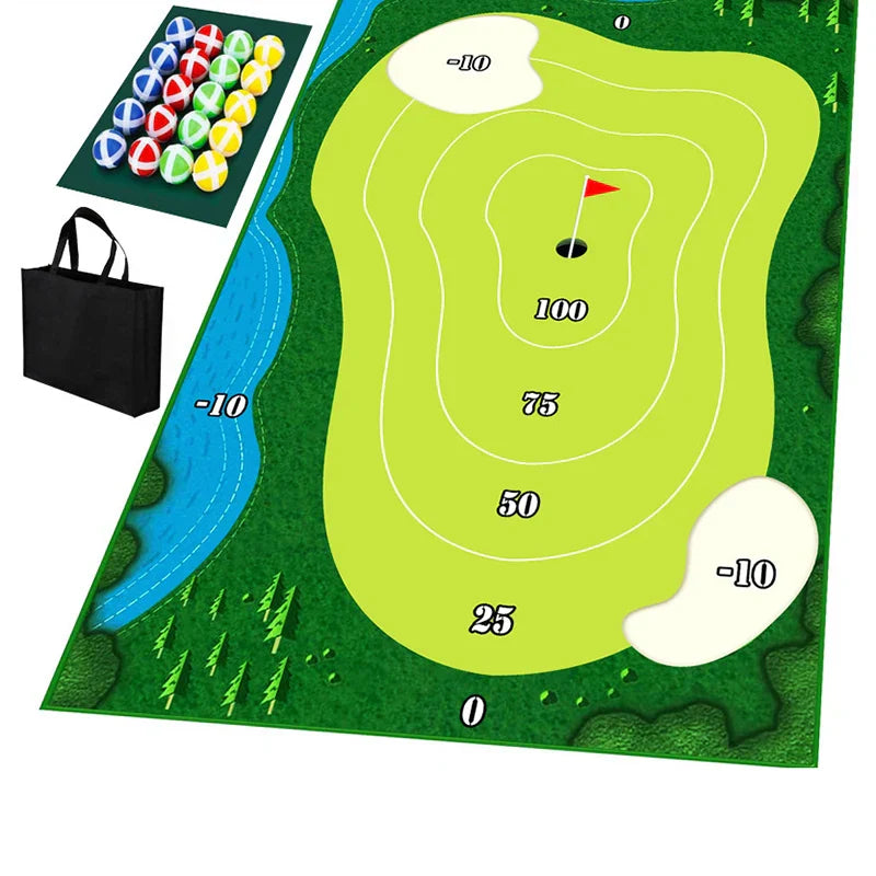 SwingZone - Compact Indoor Golf Set for Home Entertainment