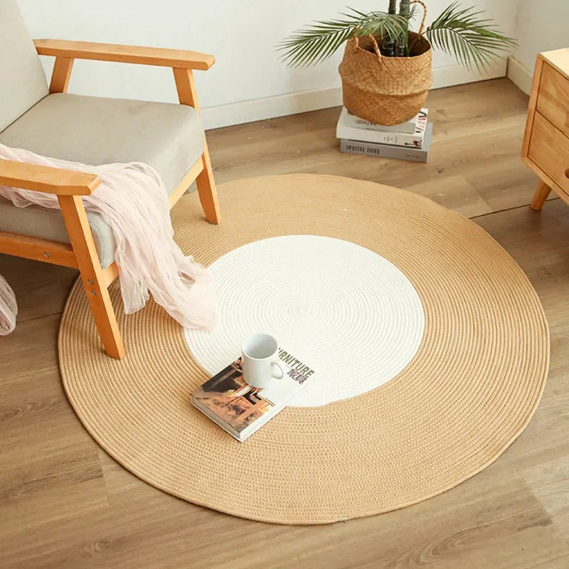 WeaveNest - Luxurious Jute Rug for Interior Design