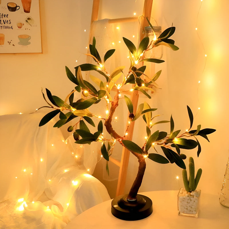 Magisk Trädlampa med - Gnistrande LED Belysning