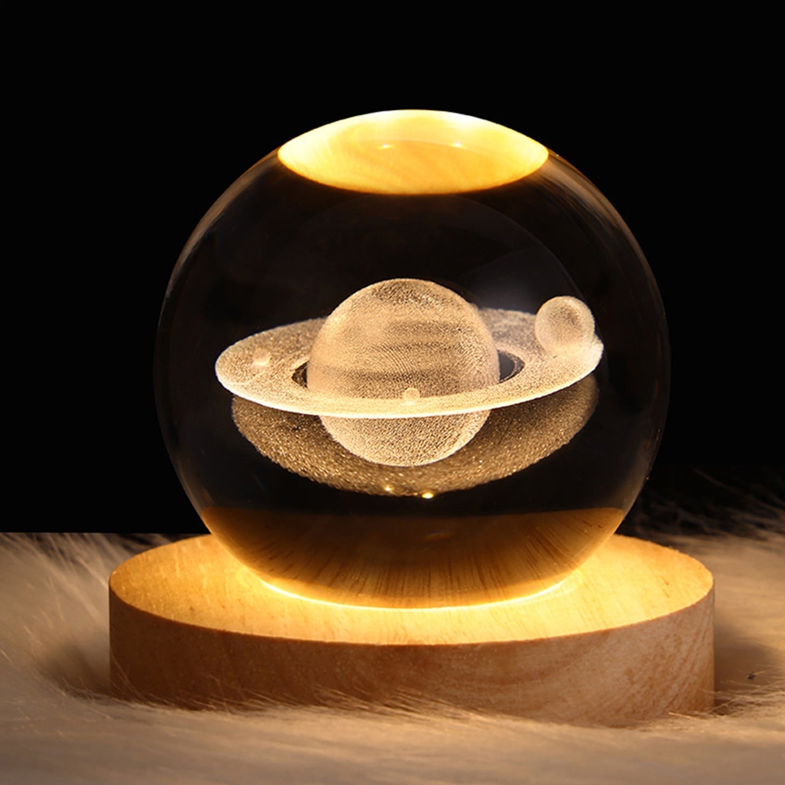 Crystal Light Ball – Captivating Glass Ceramic Atmosphere Lamp for the Home