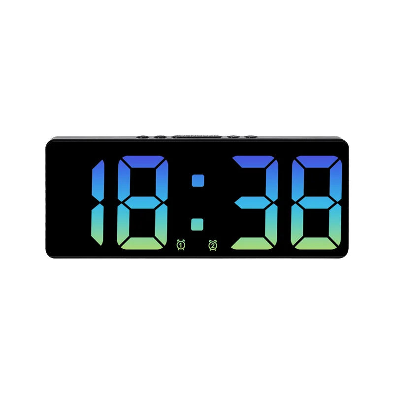 VoiceSnooze LED Clock – Stylish Alarm Clock with Night Mode