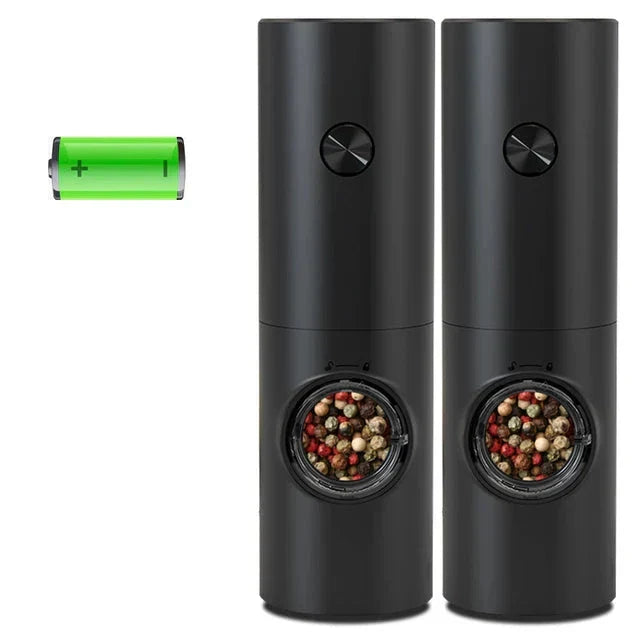 GrindPro - Modern Electric Pepper and Salt Mill with LED