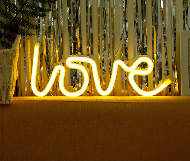 LoveGlow Neon Letters - Romantic Lighting for Your Home