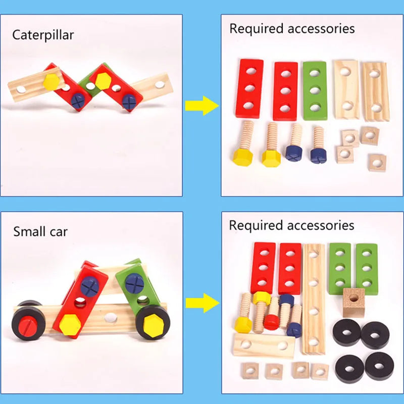BuilderCraft Set – Creative Montessori Building Kit for Children