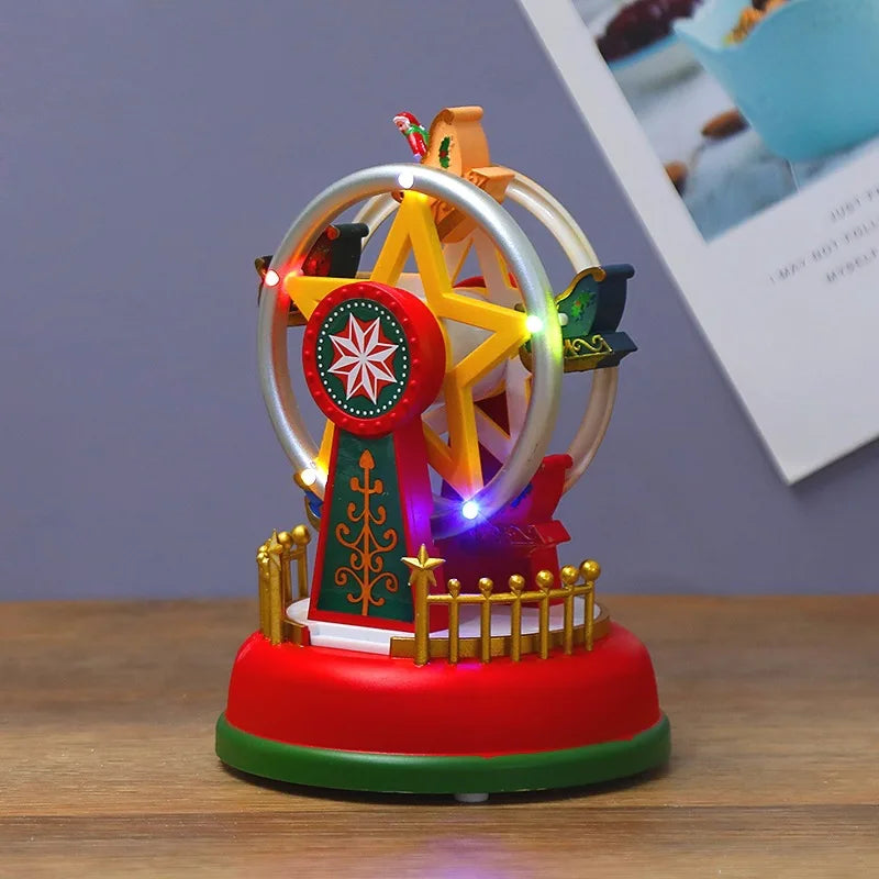 MagicScene Christmas Large Mill - Moving Christmas Decoration with Music