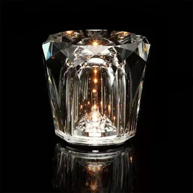 ChicGlow - Luxurious Crystal and Iron Pendant Lamp for Restaurants