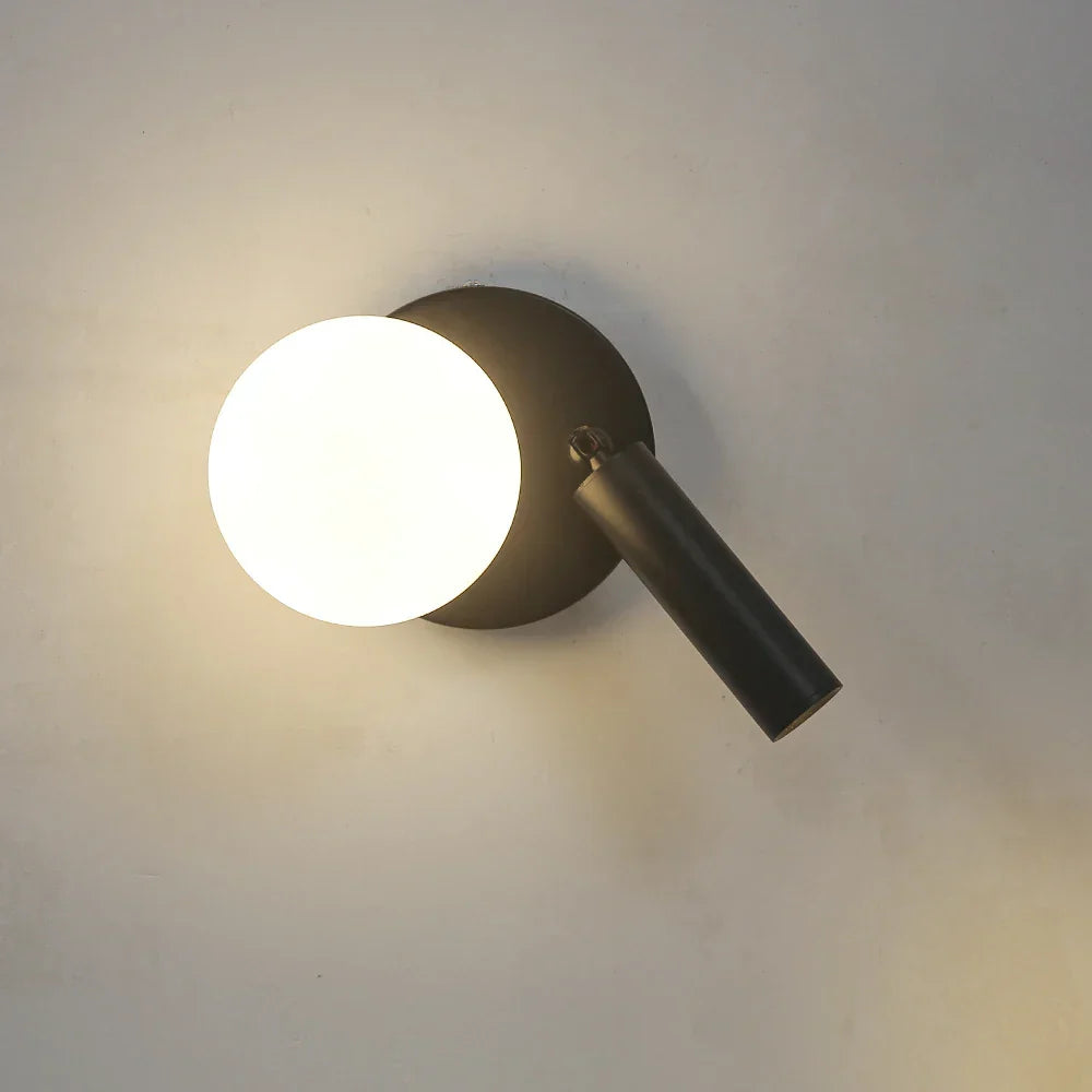 NordicLux - Rotating Glass LED Wall Lamp for Bedroom