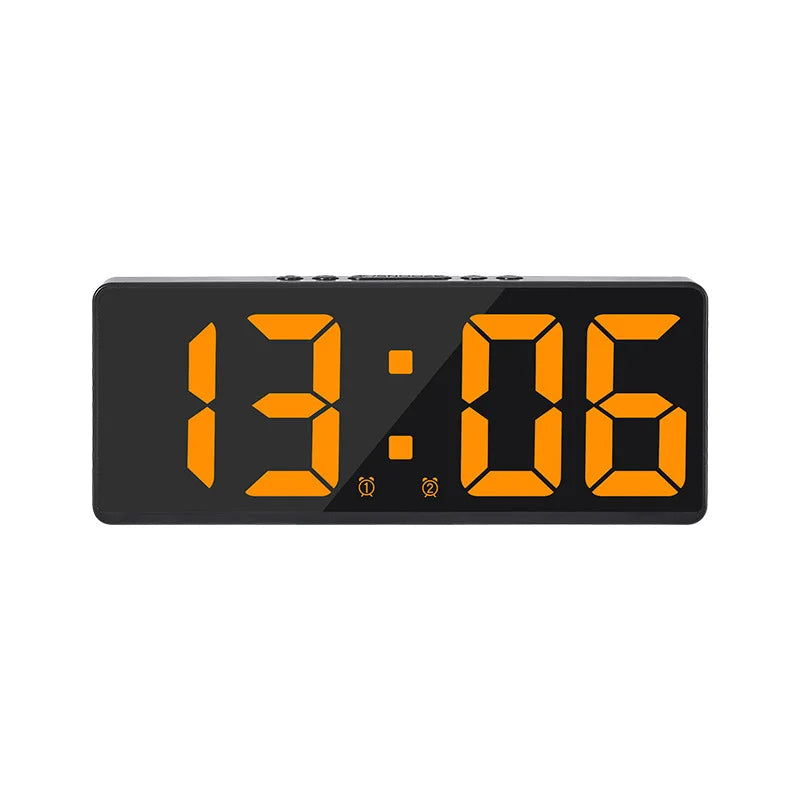 VoiceSnooze LED Clock – Stylish Alarm Clock with Night Mode