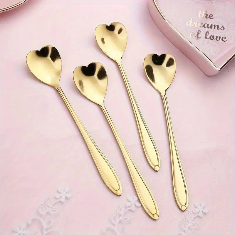 HeartSpoonSet – Romantic Spoon Set for Table