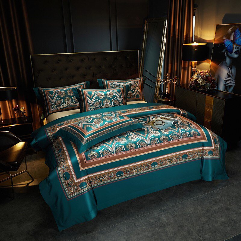Vintage Grandeur - Luxurious Duvet Set in Egyptian Cotton
