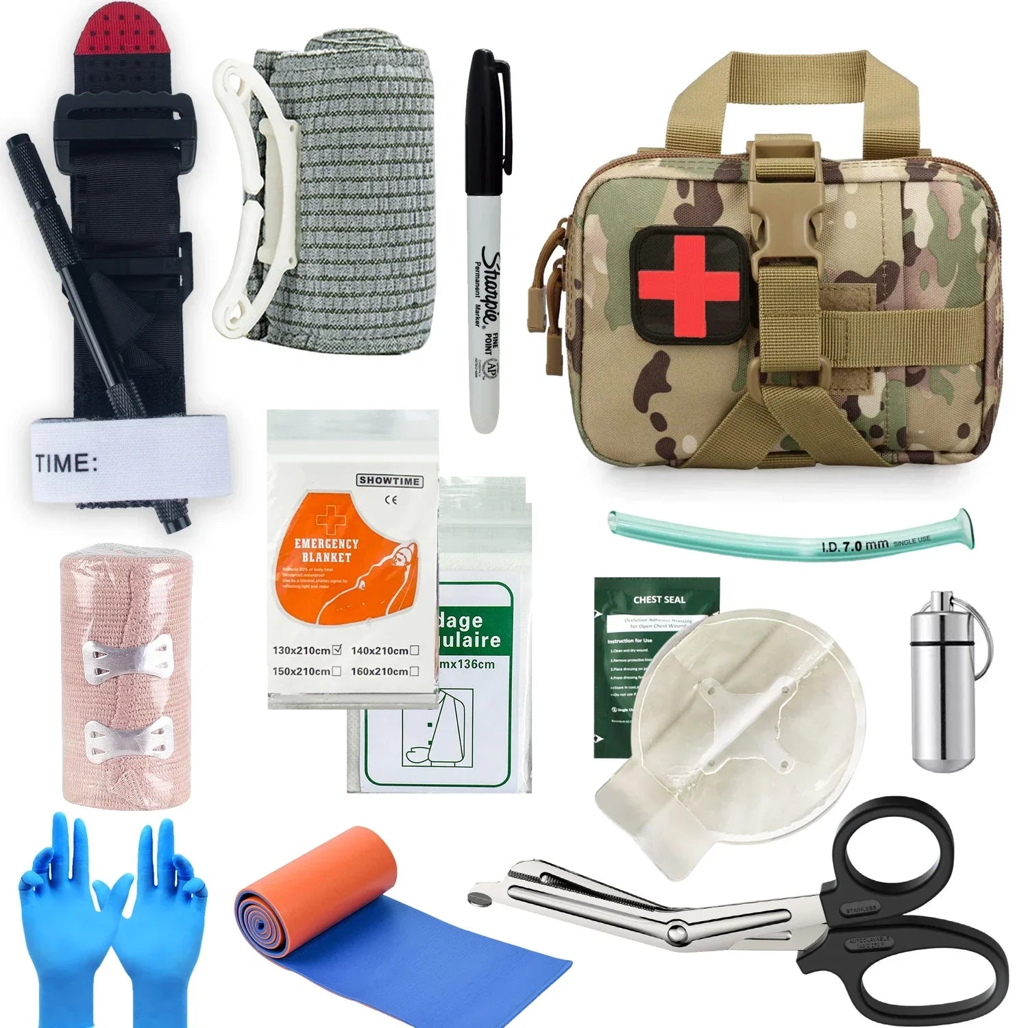 MedShield - Complete Trauma First Aid Kit for Emergency Care