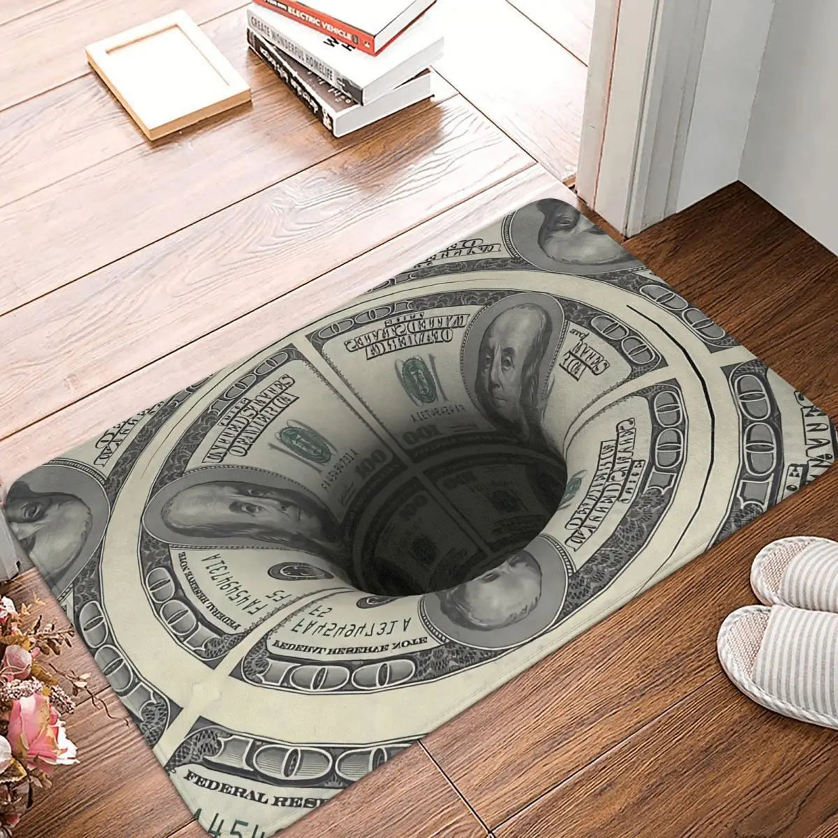 EcoMat – Green Fiat Dollar Doormat for Entrance