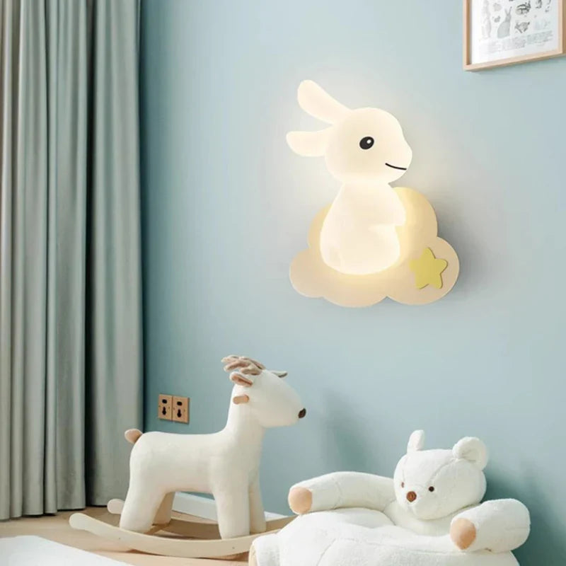 RabbitGlow Lampa - Lekfull LED Barn Vägglampa
