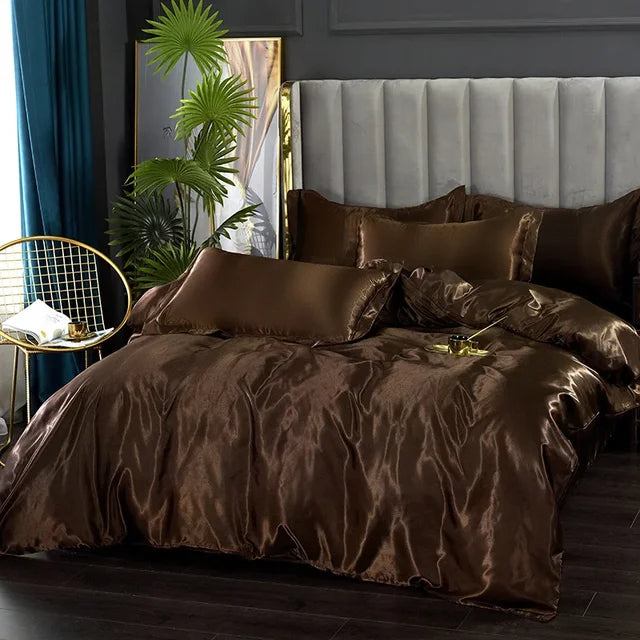 SatinDream Bedding Set - Luxurious Satin Bedding for Dreamy Nights