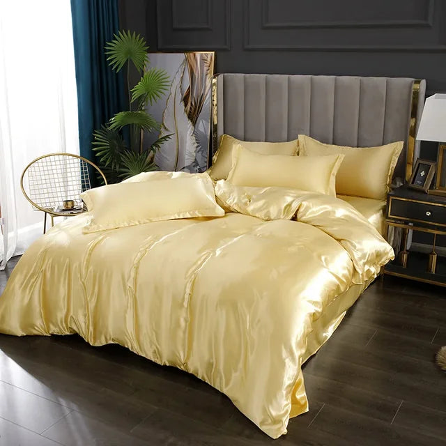 SatinDream Bedding Set - Luxurious Satin Bedding for Dreamy Nights