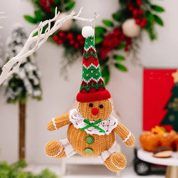 Festlig Pepparkaksgubbe Hängare för Juldekoration – Gul