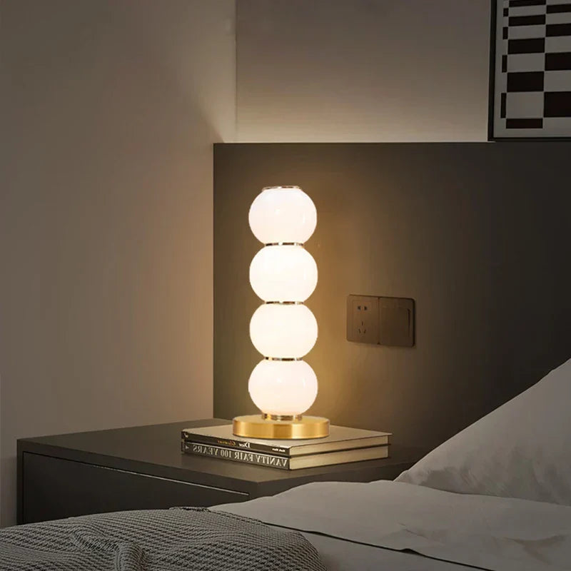 RadiantGlow - Elegant Table Lamp with LED Lighting