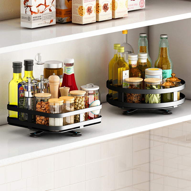 360° Rotatable Multifunctional Storage Shelf