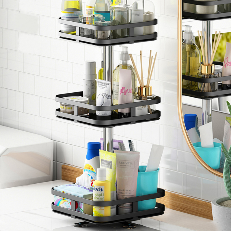 360° Rotatable Multifunctional Storage Shelf